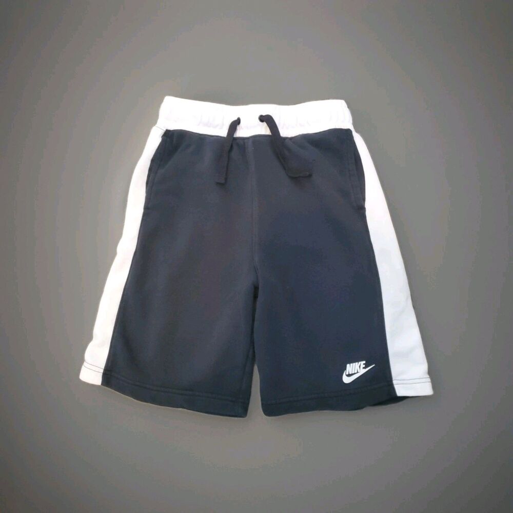Nike & AIR Jordan Boys Youth Shorts Lot of 5 Sz LARGE Cotton Jogger Black Blue - Picture 9 of 14